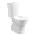 Белый высокого цвета стандартные сноса двух частей туалет, двух частей гардероб